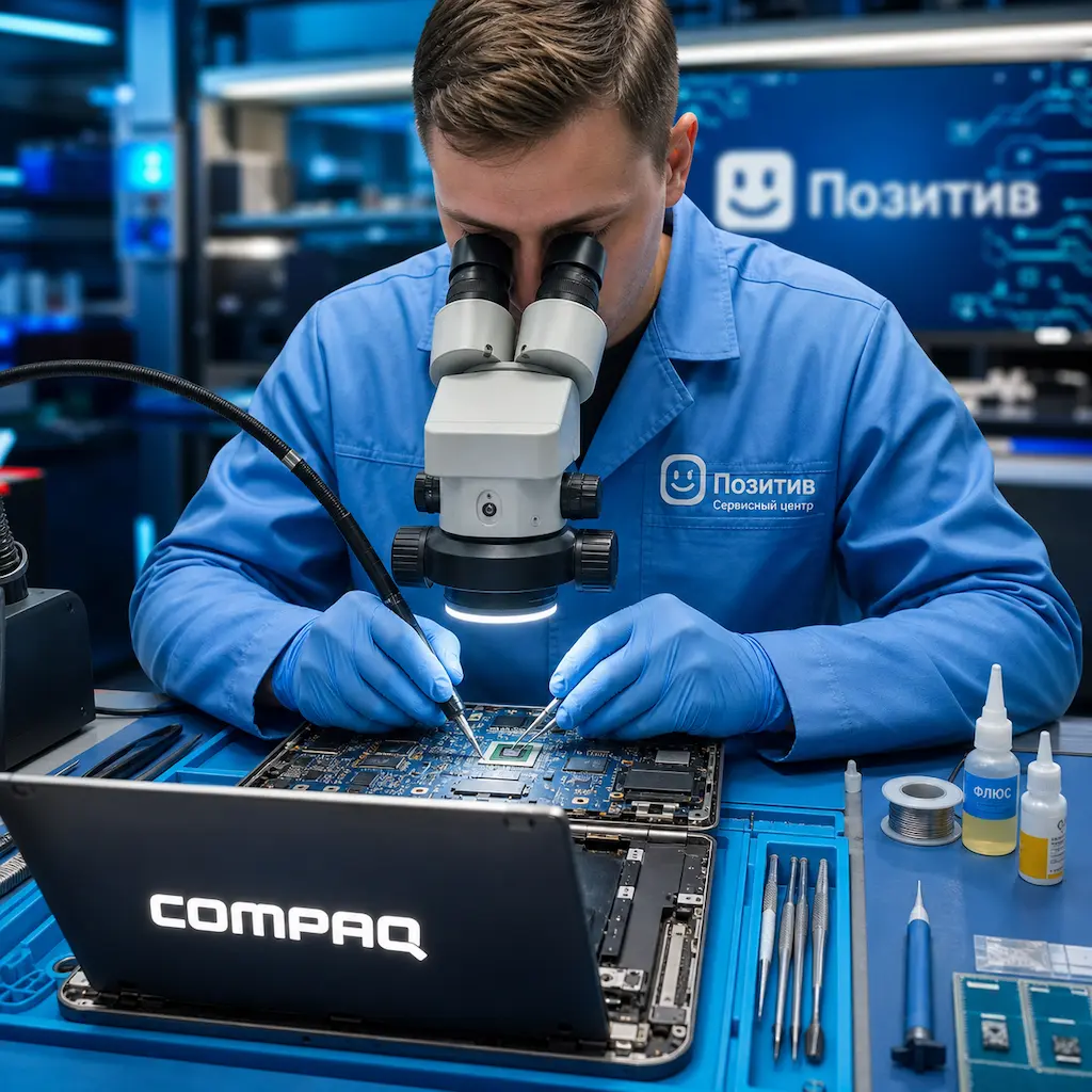 Замена видеокарты ноутбука Compaq во Владивостоке
