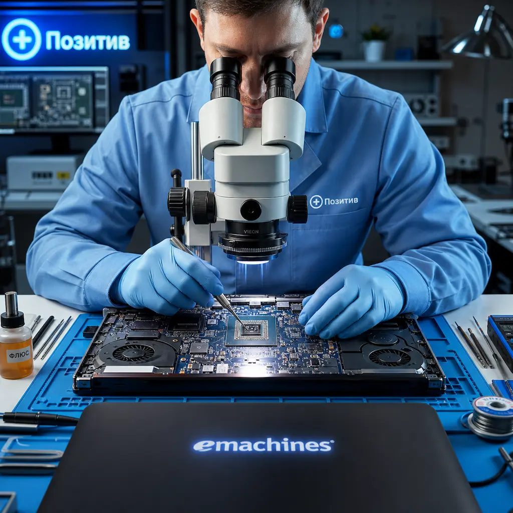 Замена видеокарты ноутбука Emachines во Владивостоке