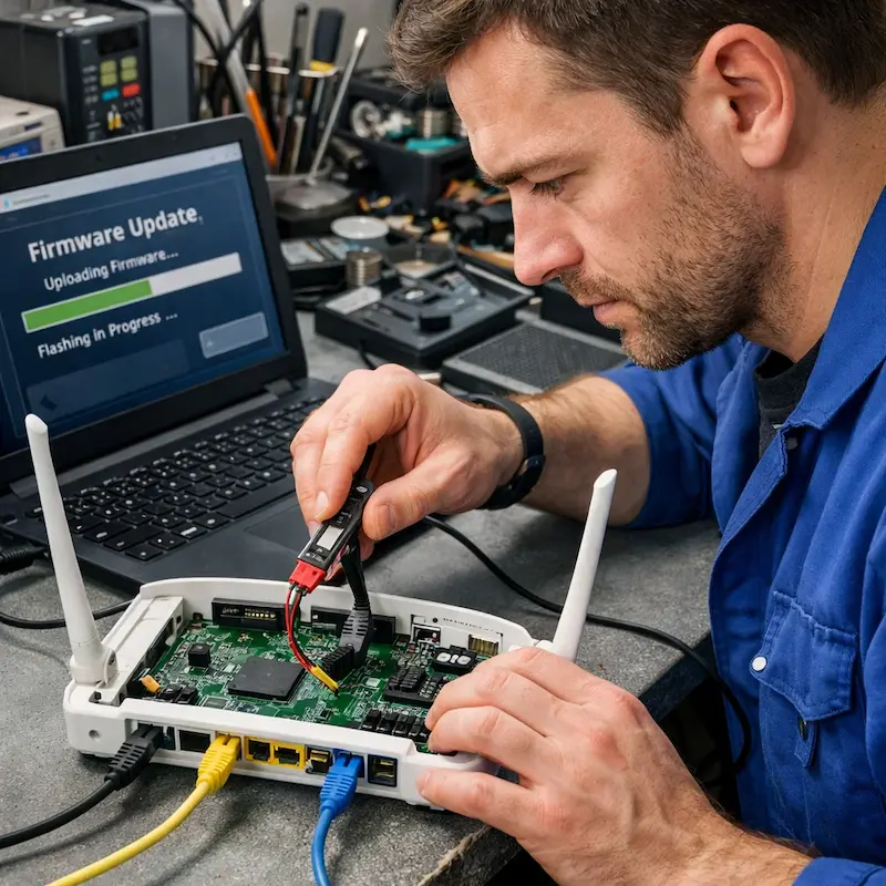 Обновление прошивки роутера во Владивостоке