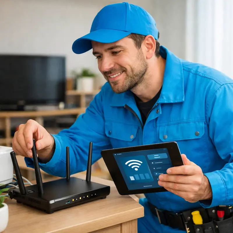 Настройка Wi-Fi для квартиры, дома и офиса во Владивостоке