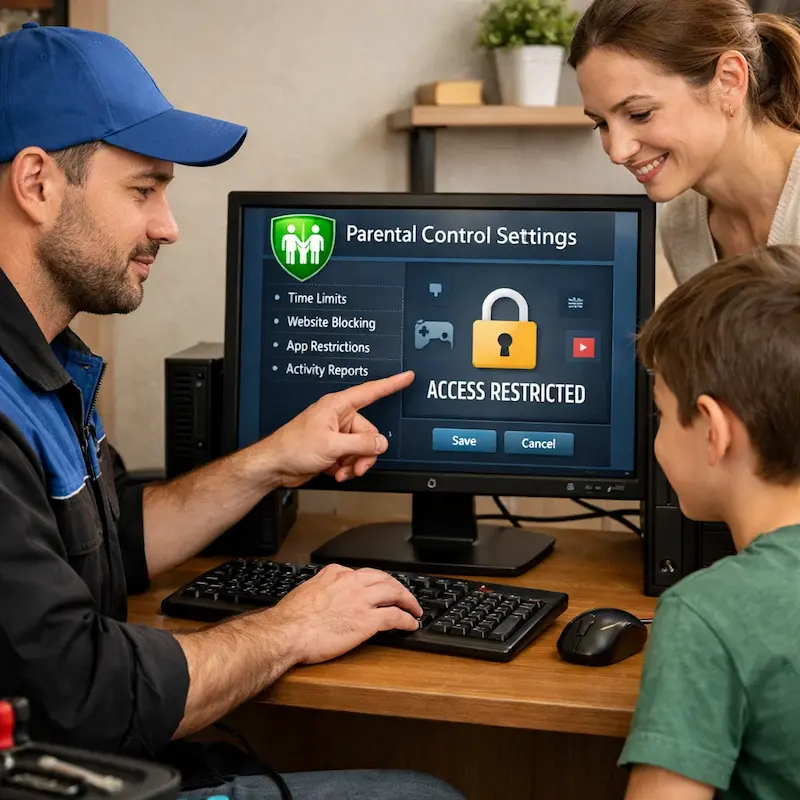 Родительский контроль на компьютере и ноутбуке во Владивостоке