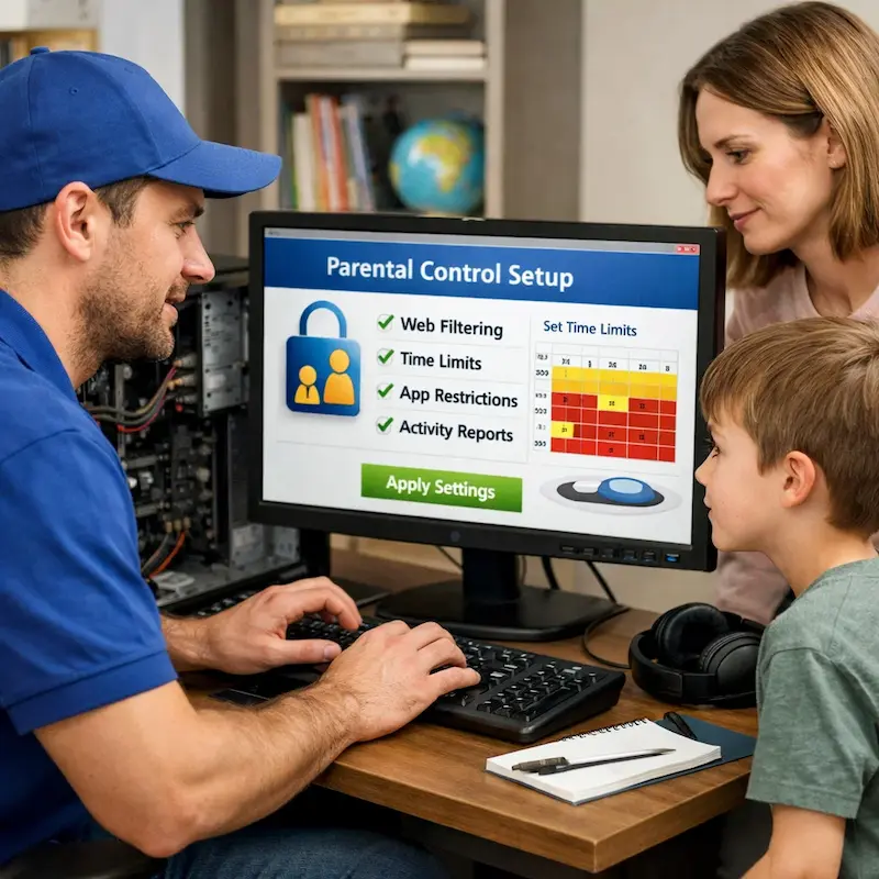 установка родительского контроля во Владивостоке