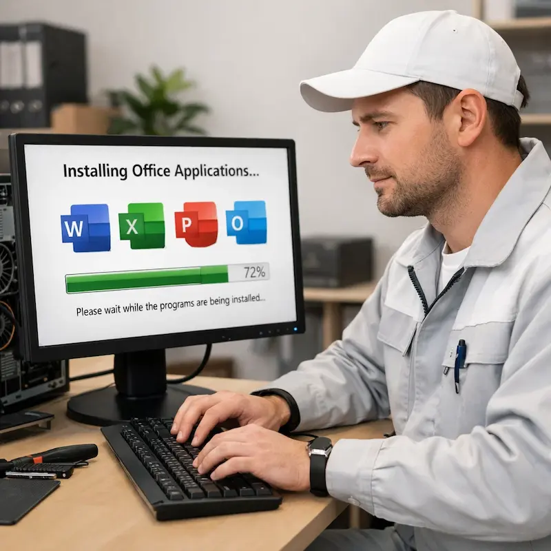 установка офисных программ на компьютер во Владивостоке