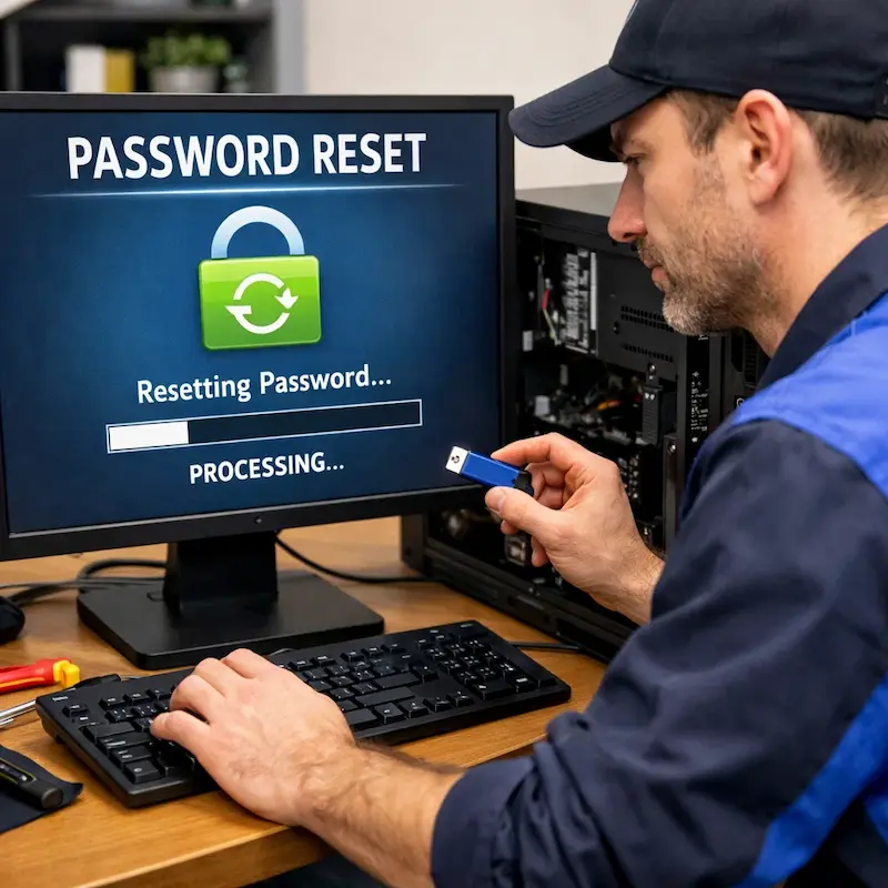 Удаление пароля на компьютере во Владивостоке