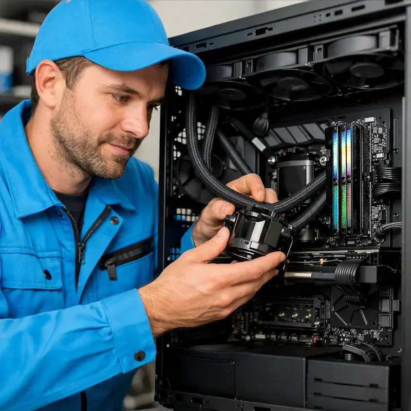 Установка СЖО на ПК во Владивостоке