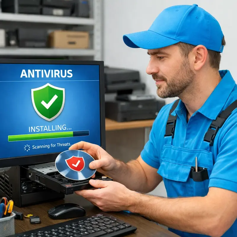 Установка антивируса во Владивостоке на дому