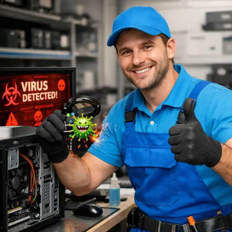 Удаление вирусов с компьютера во Владивостоке