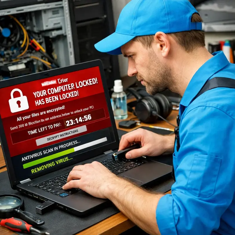 Удалить винлокер во Владивостоке